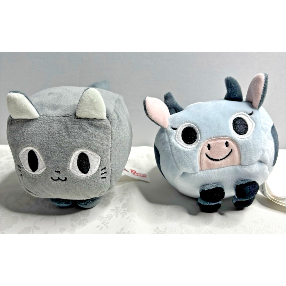 Pet Simulator X Duke Plush Stuffed Spotted Cow ROBLOX Soft Plush Toy Animal